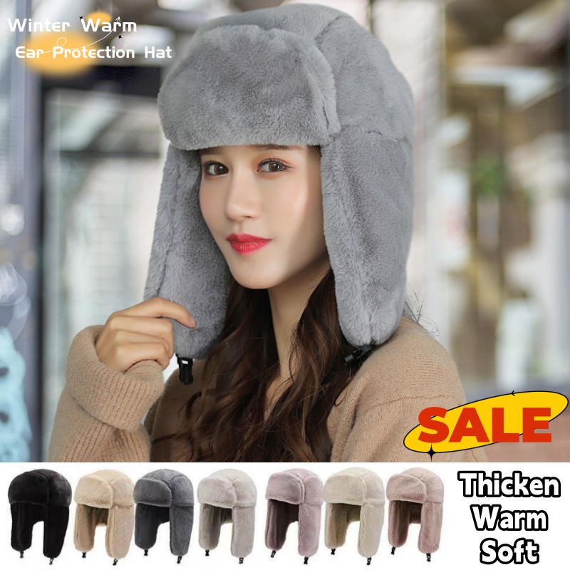 Winter Trapper Hat - New Winter Warm Thick Plush Bomber
