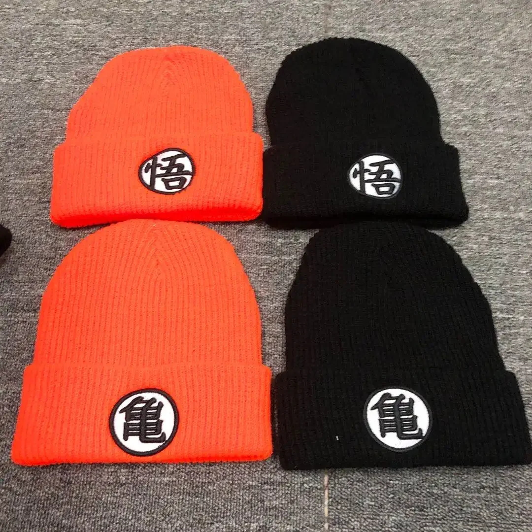 Beanie Cuffed Knit - Dragon Ball Embroidery Anime Cartoon Beanie