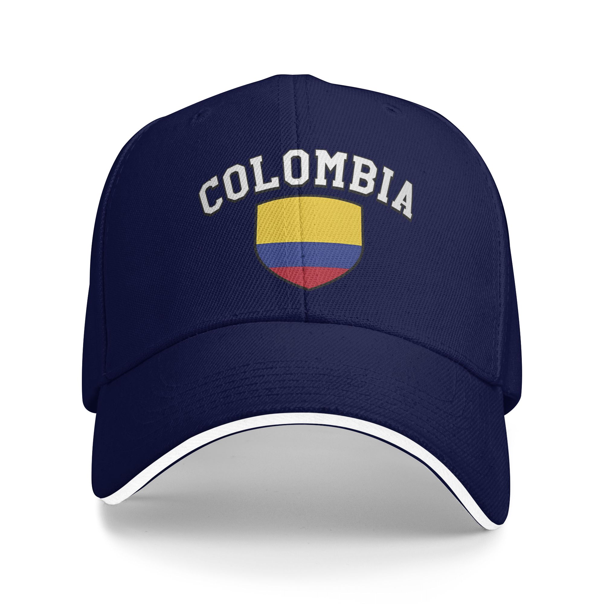 Golf Cap Dad - Colombia flag Football soccer Baseball Cap
