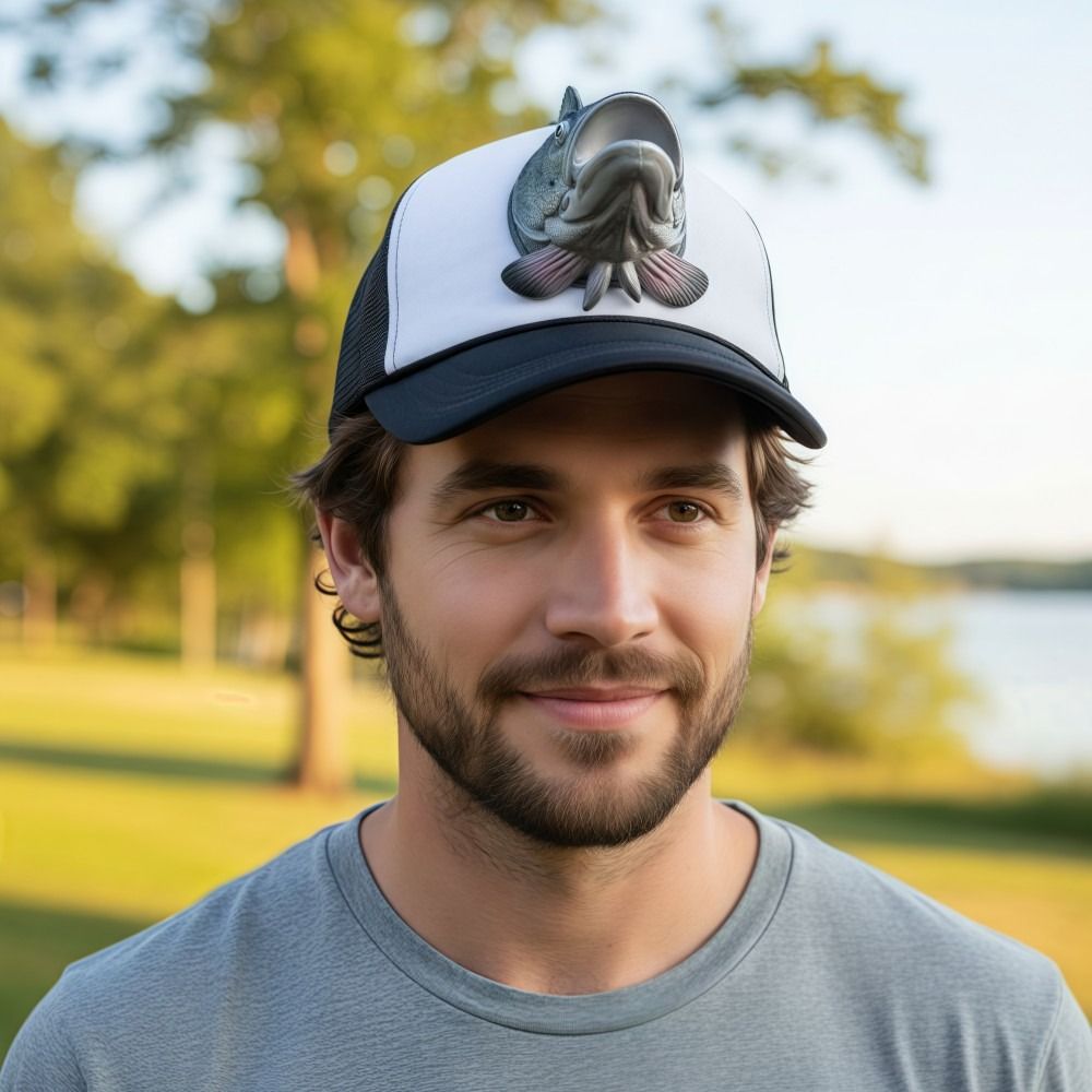 Funny 3D Fish Animal Trucker H – обзор и цена Trucker Cap Mesh