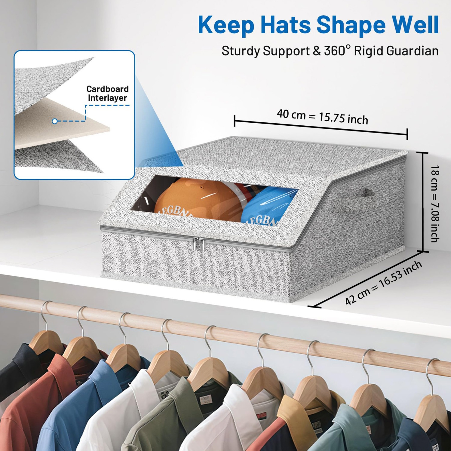 Large Capacity Double Row Hat  – обзор и цена Baseball Cap Structured