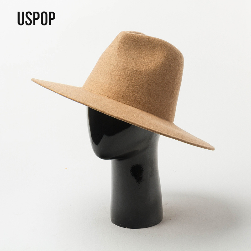 USPOP Autumn Winter Fashion Pl – обзор и цена Fedora Hat Wool