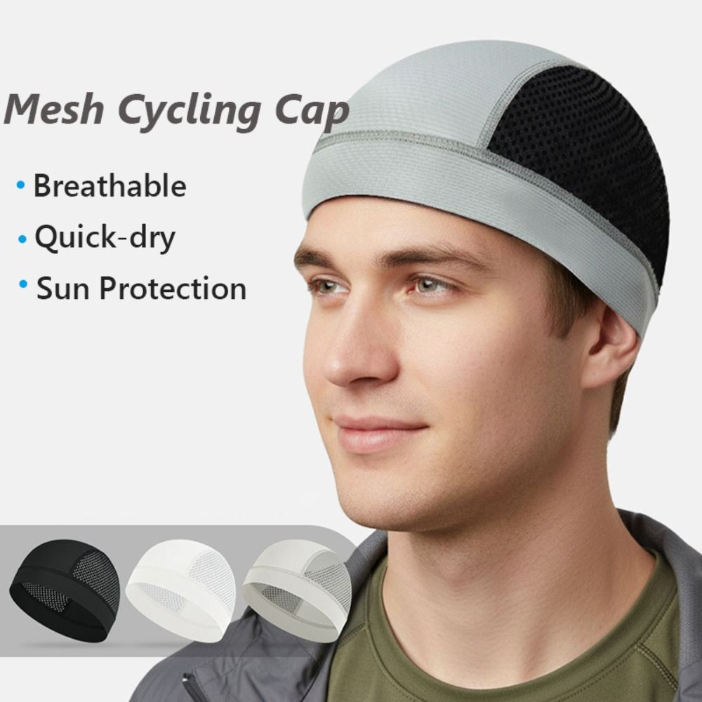 Casual Thin Mesh Skull Beanie  – обзор и цена Skull Cap Helmet Liner