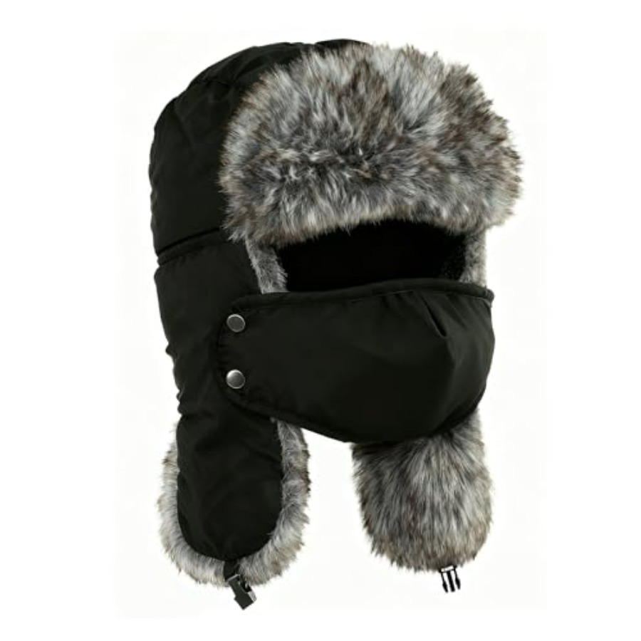 Buauty Fur Trapper Hat for Men – обзор и цена Trapper Hat Ear Flap