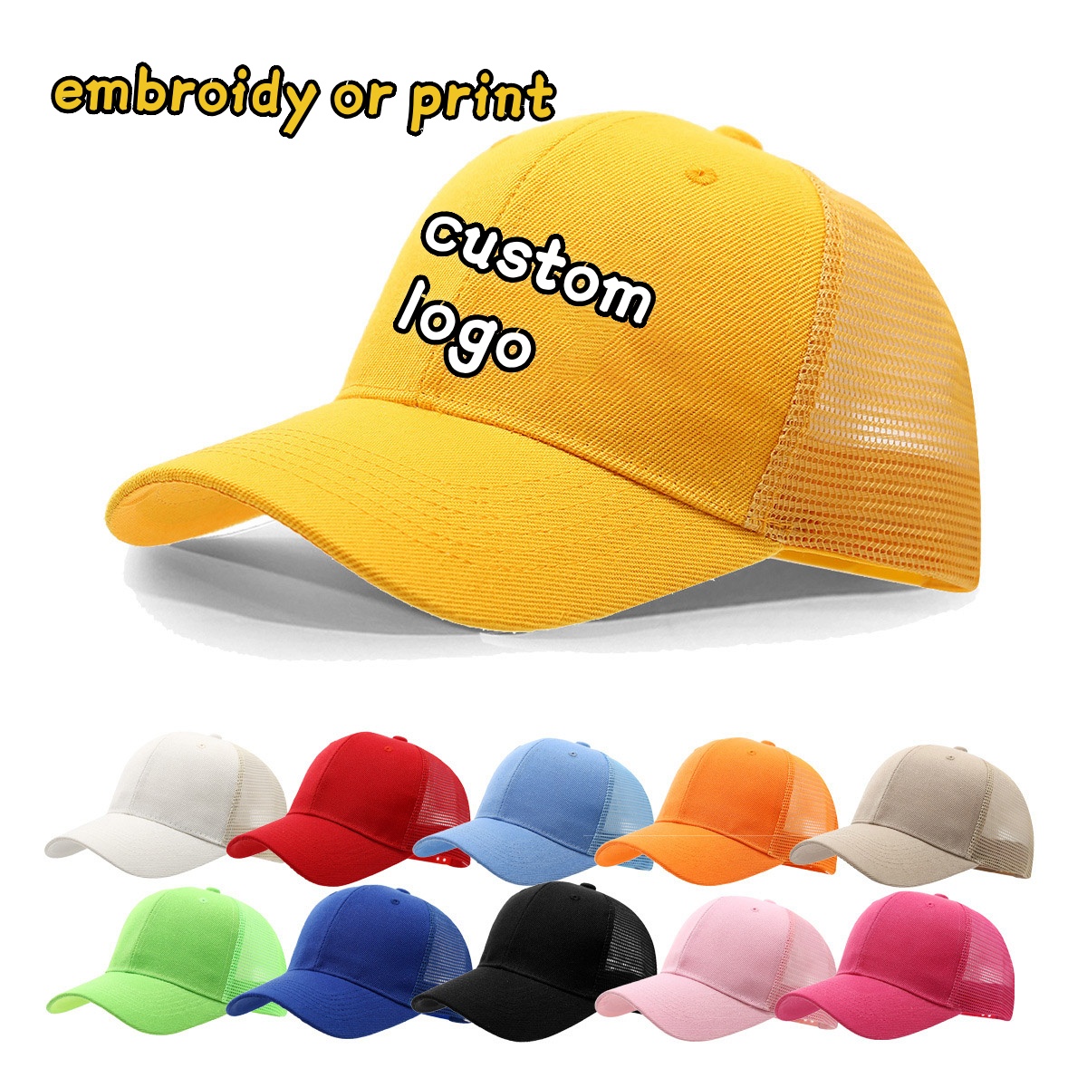 Custom Logo Cap Embroidery Pri – обзор и цена Trucker Cap Mesh