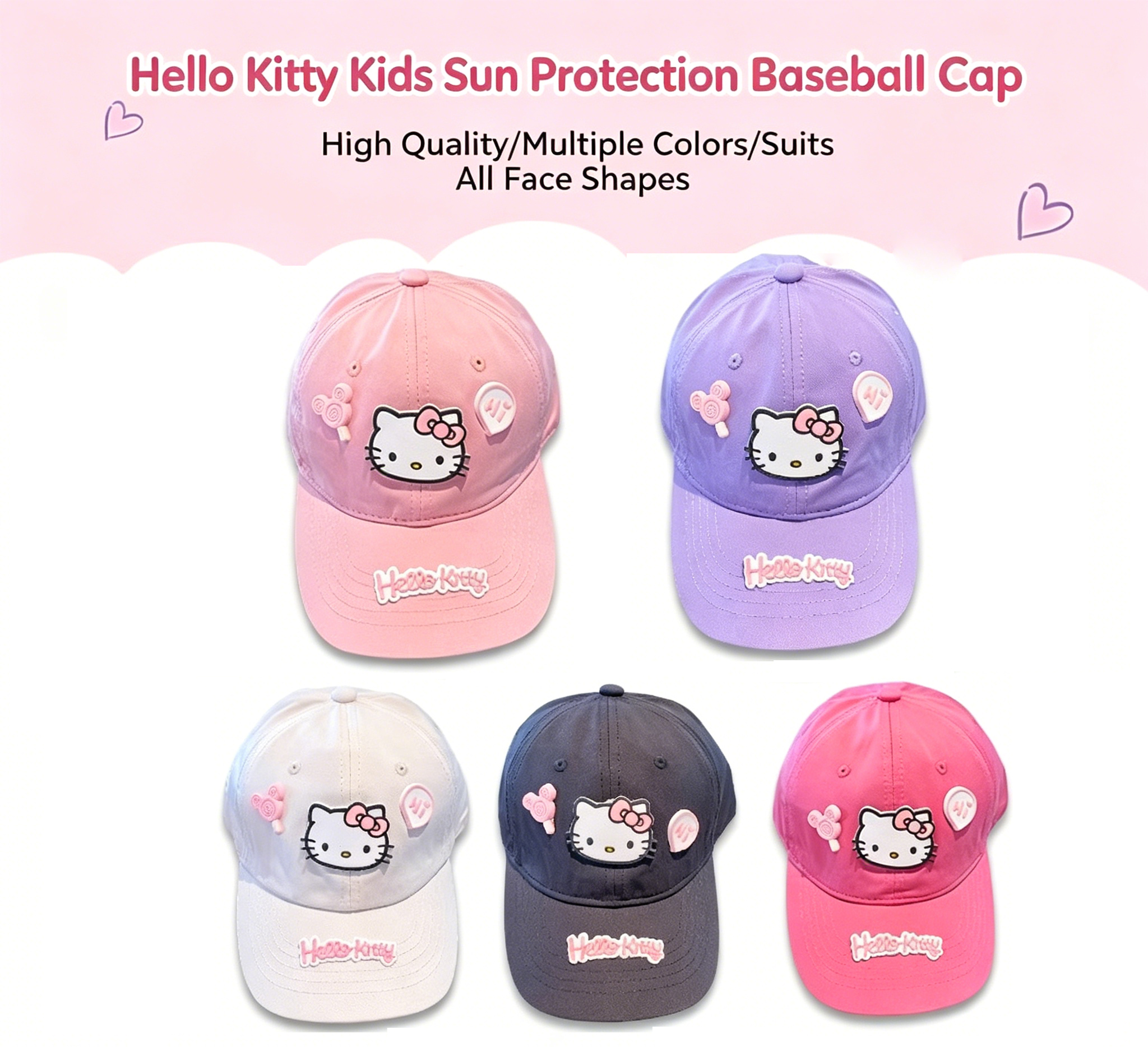 Hello Kitty Baseball Cap for T – обзор и цена Sun Hat Wide Brim