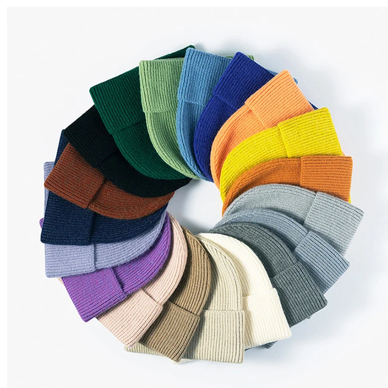 24 Colors Winter Hats for Wome – обзор и цена Beanie Cuffed Knit