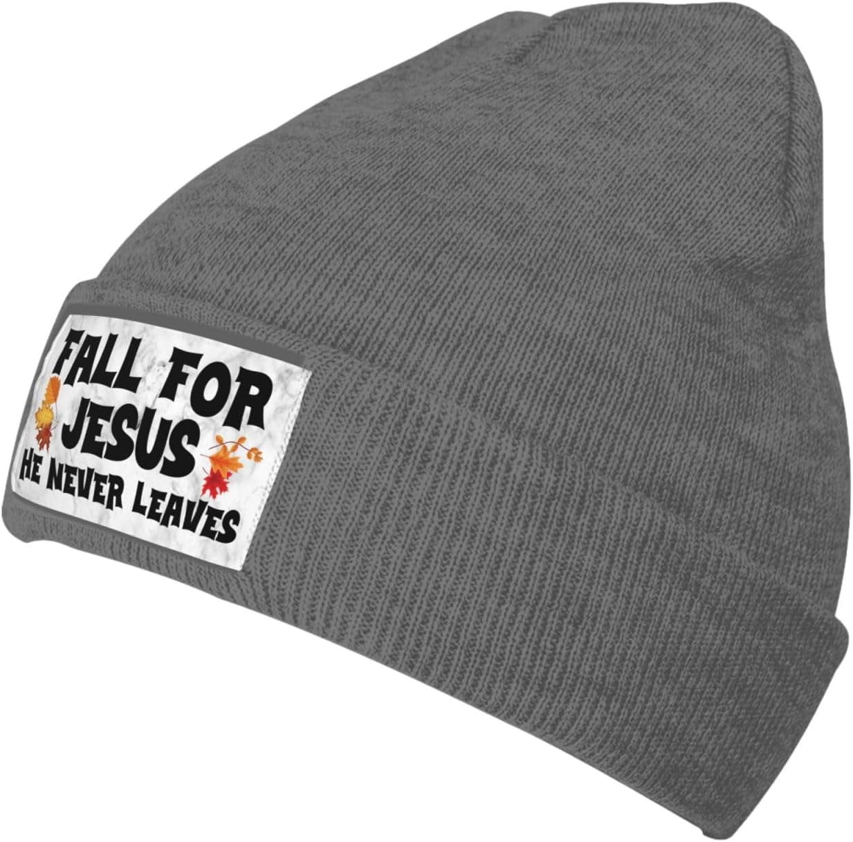 Fall For Jesus He Never Leaves – обзор и цена Beanie Cuffed Knit