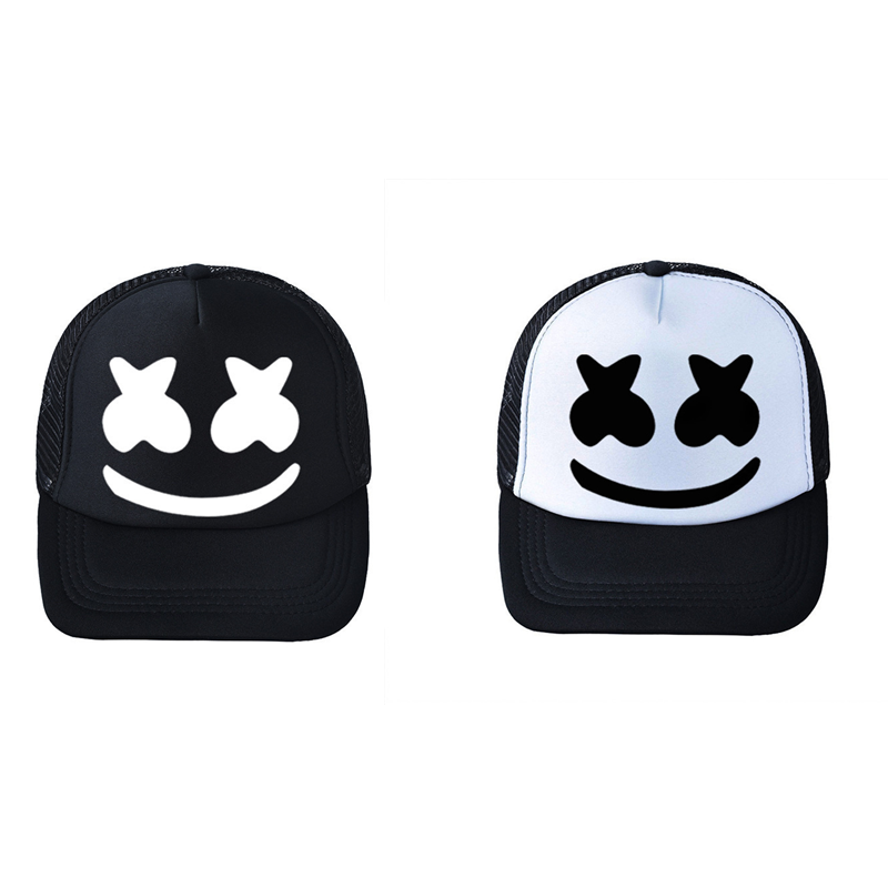DJ Hip Pop Hat Marshmello Cosp – обзор и цена Trucker Cap Mesh