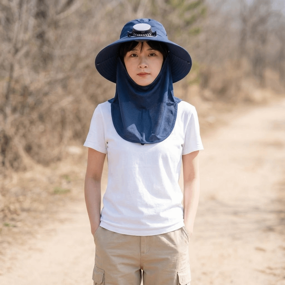Quick Dry Solar Fan Hat Solar  – обзор и цена Sun Hat Wide Brim