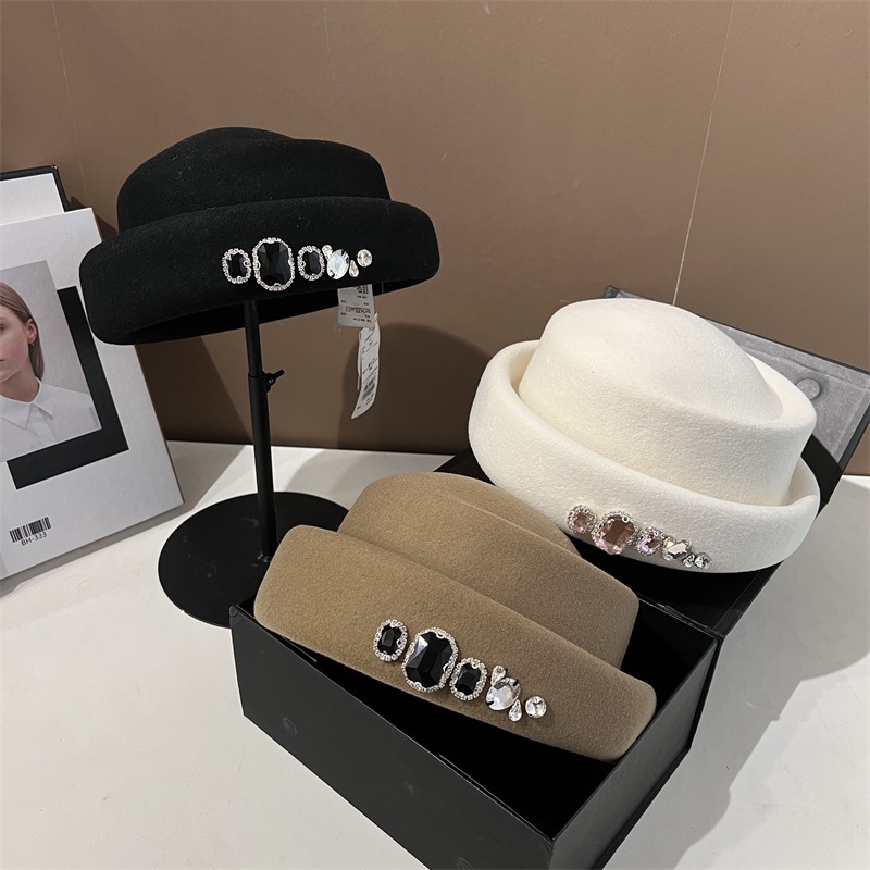 High quality rhinestone wool t – обзор и цена Fedora Hat Wool