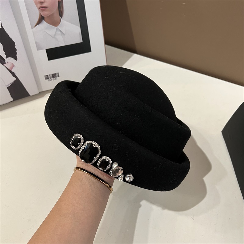 High quality rhinestone wool t – обзор и цена Fedora Hat Wool