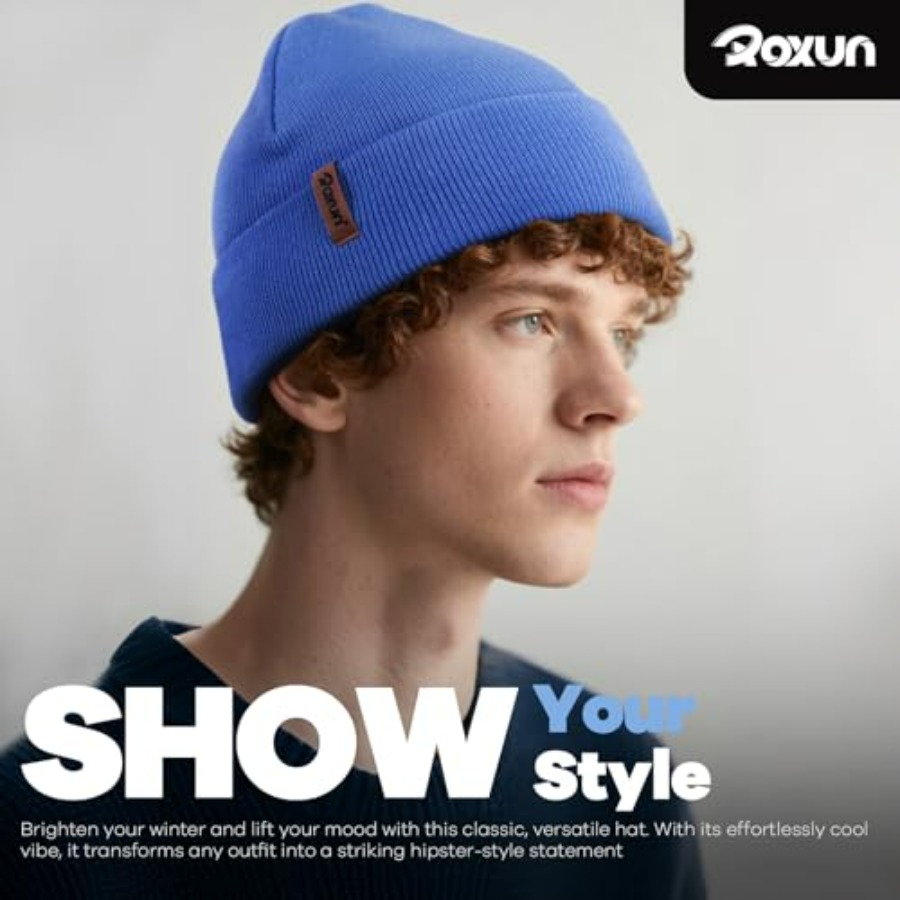 ROXUN Beanie for Men/Women Win – обзор и цена Beanie Cuffed Knit