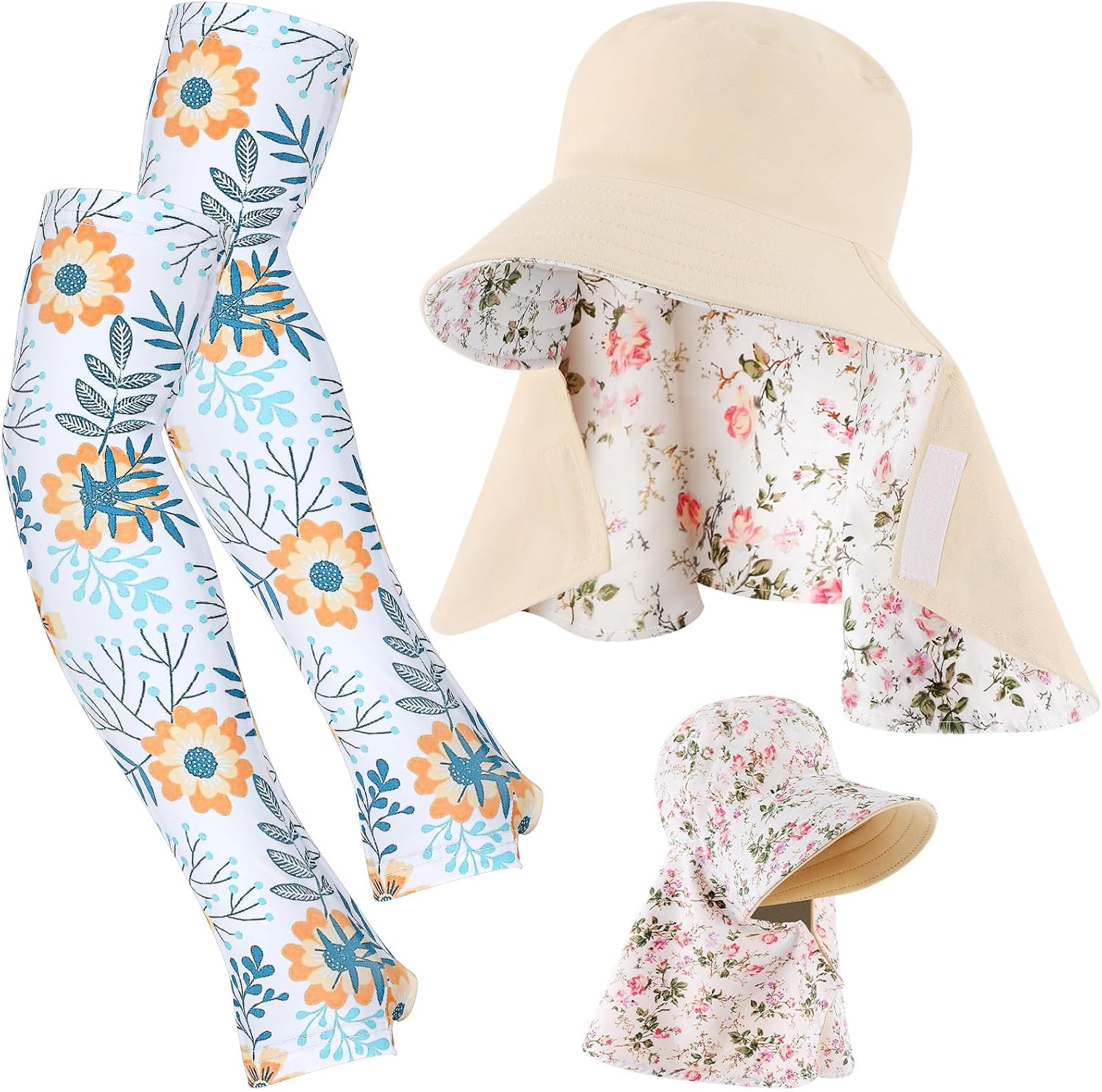 2 Pcs Floral Garden Hat for Wo – обзор и цена Sun Hat Wide Brim