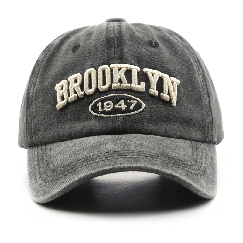 Retro brooklyn Letter Embroide – обзор и цена Baseball Cap Structured