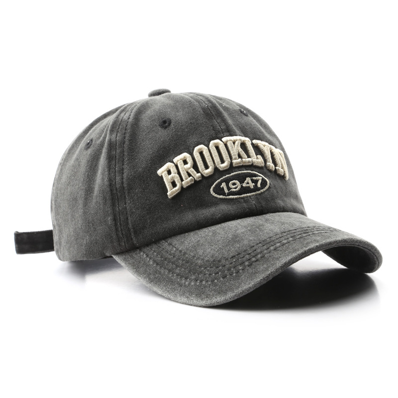 Retro brooklyn Letter Embroide – обзор и цена Baseball Cap Structured