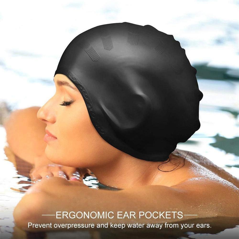 Adults High Elastic Swimming C – обзор и цена Swim Hat Silicone