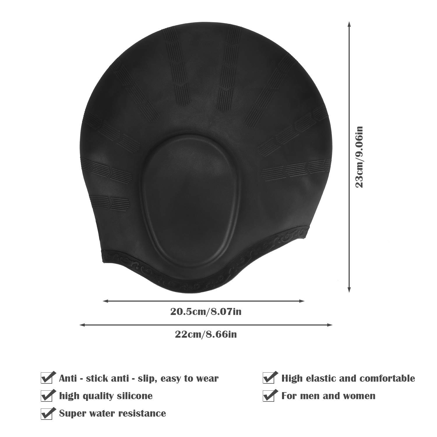 Adults High Elastic Swimming C – обзор и цена Swim Hat Silicone