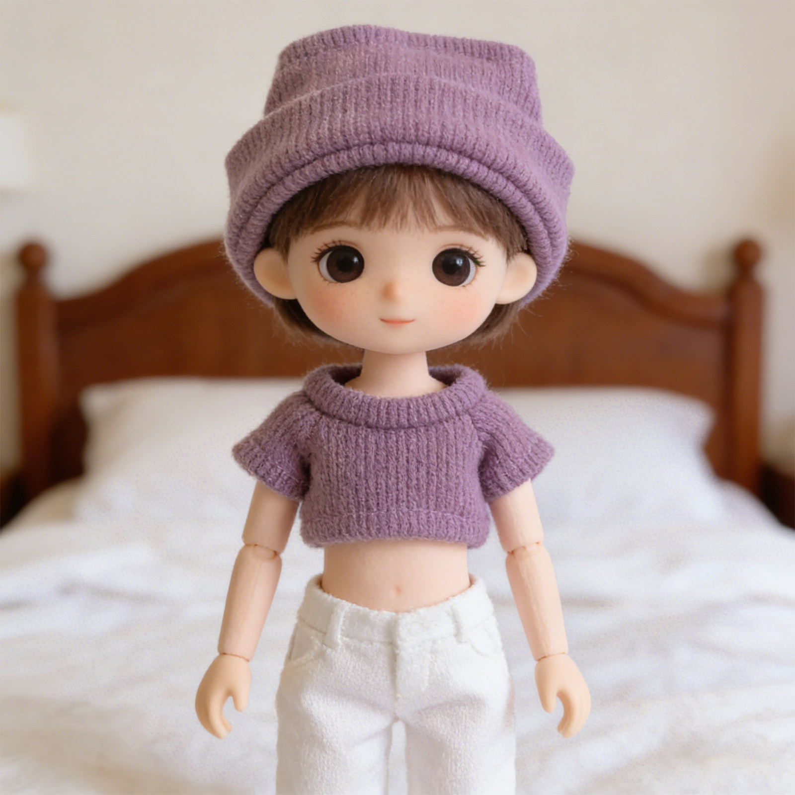 1Set Mini Clothes for 10Cm Kni – обзор и цена Beanie Cuffed Knit