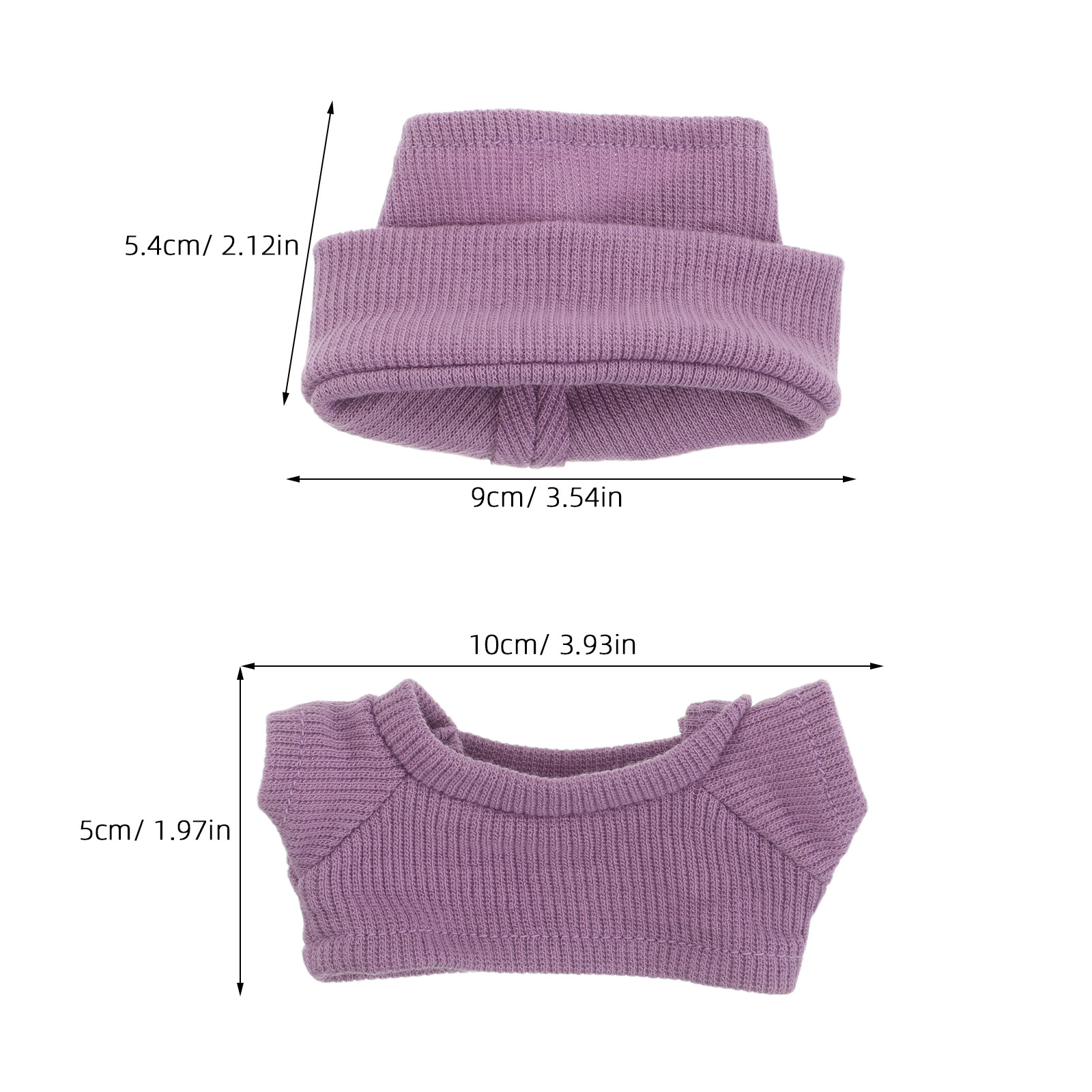 1Set Mini Clothes for 10Cm Kni – обзор и цена Beanie Cuffed Knit