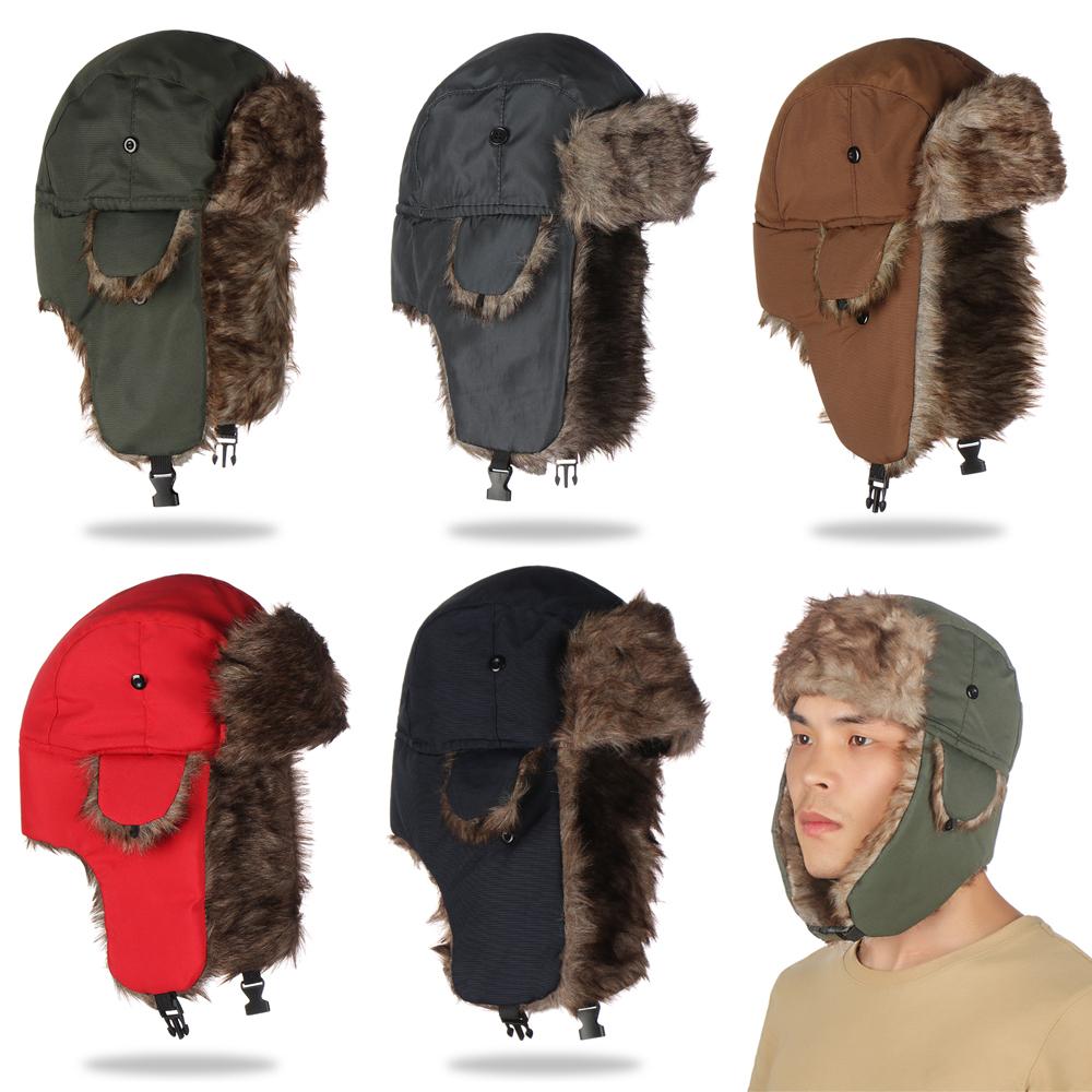 Warm Winter Fur Earflap Ski Ha – обзор и цена Trapper Hat Ear Flap