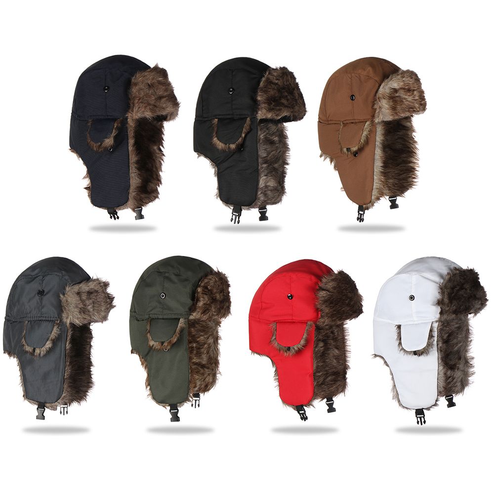 Warm Winter Fur Earflap Ski Ha – обзор и цена Trapper Hat Ear Flap