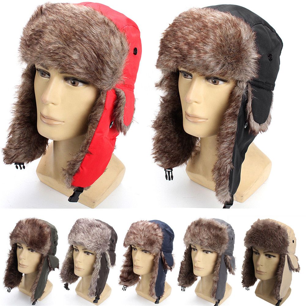 Warm Winter Fur Earflap Ski Ha – обзор и цена Trapper Hat Ear Flap