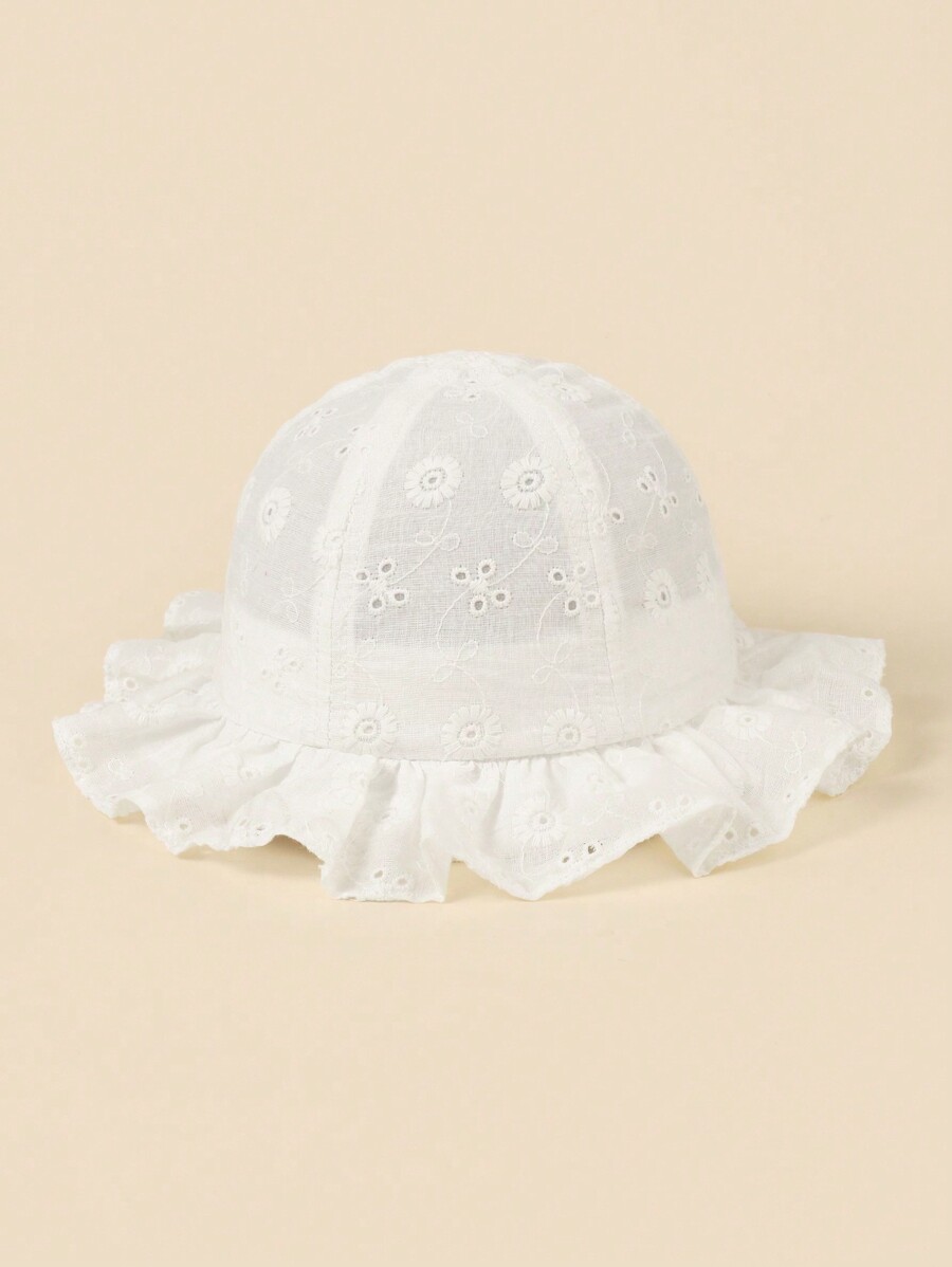 White Floral Embroidery Bucket – обзор и цена Bucket Hat Cotton