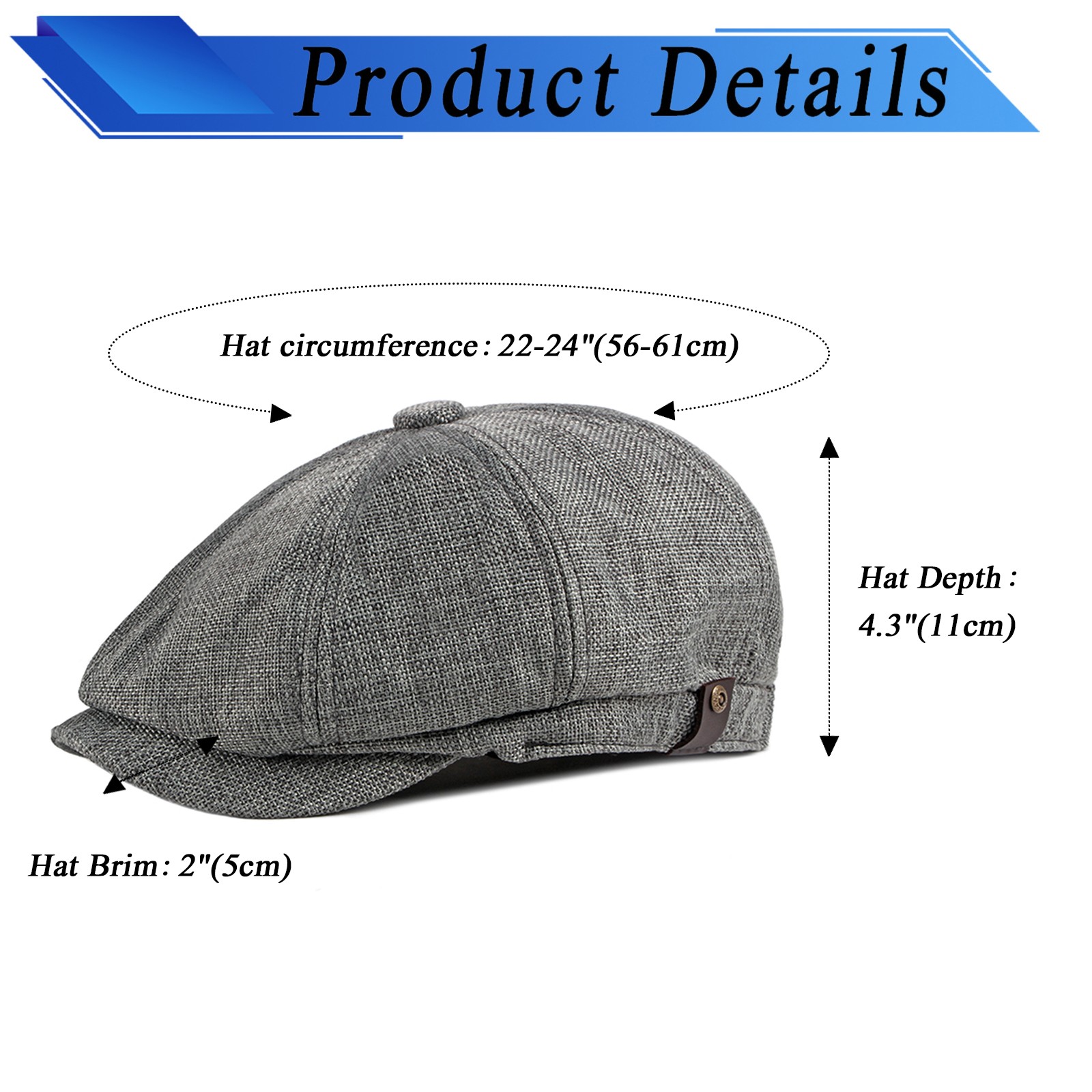 Men Classic 8 Panel Newsboy Ga – обзор и цена Newsboy Cap Ivy