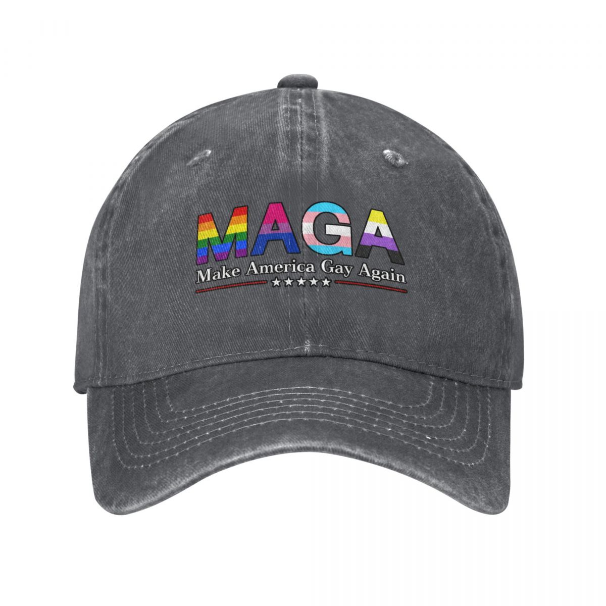 MAGA: Make America Gay Again w – обзор и цена Baseball Cap Structured