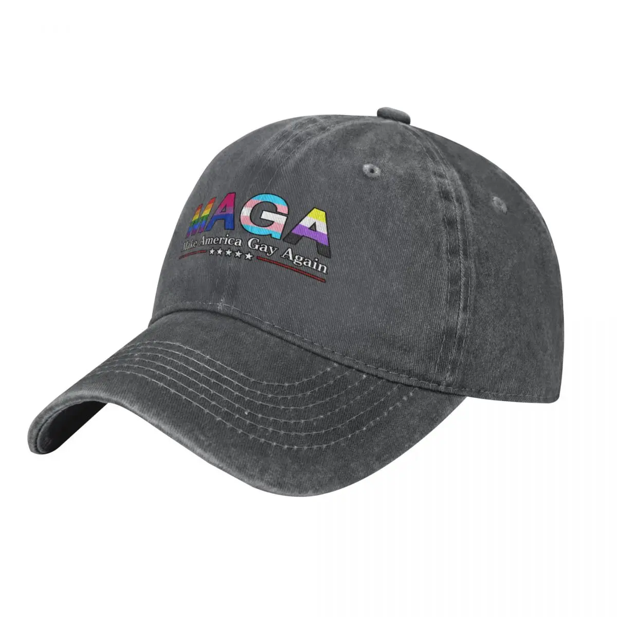 MAGA: Make America Gay Again w – обзор и цена Baseball Cap Structured
