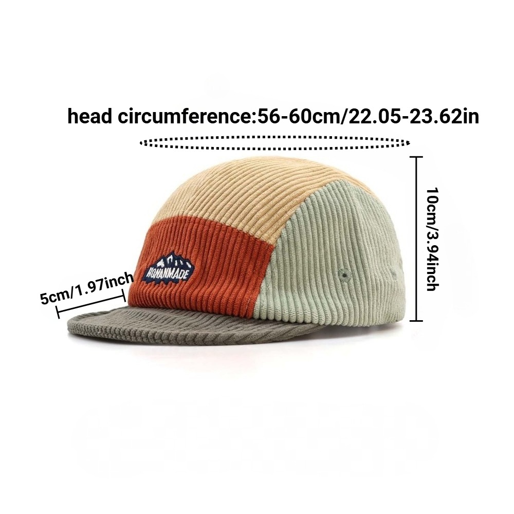 5 Panel Short Brim Cap, Vintag – обзор и цена Corduroy Cap 5 Panel