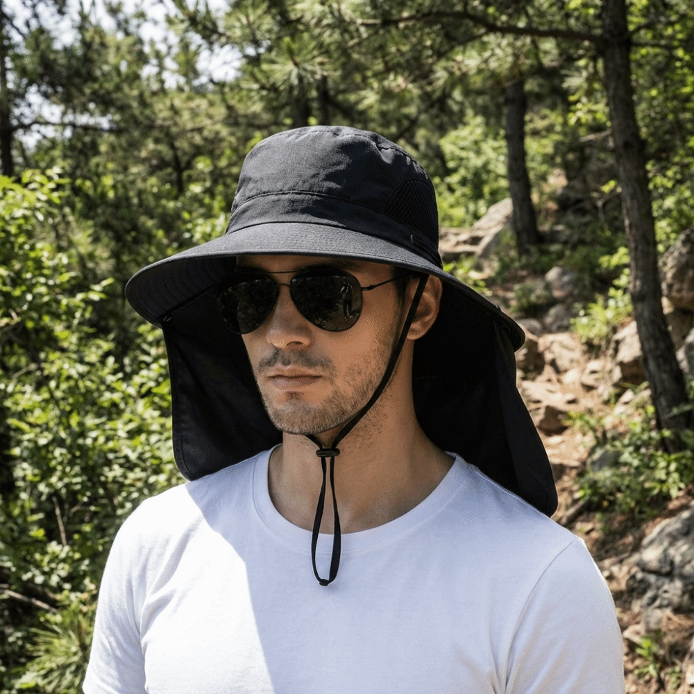Removable Cloth Men Sun Hat Bi – обзор и цена Bucket Hat Cotton