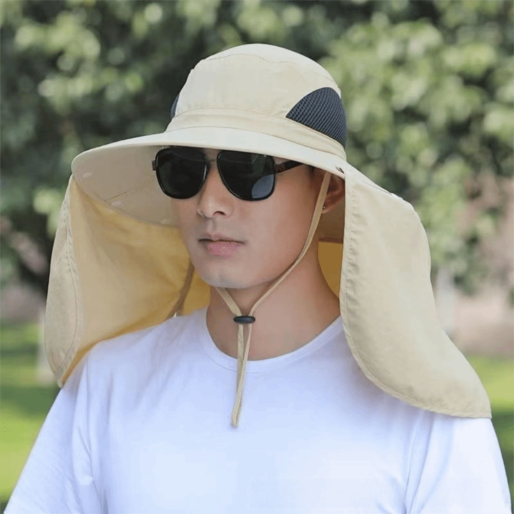 Removable Cloth Men Sun Hat Bi – обзор и цена Bucket Hat Cotton