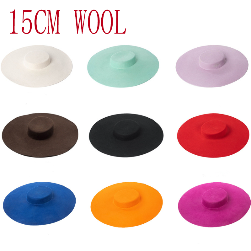 15cm WOOL wheat wide brim wool – обзор и цена Fedora Hat Wool
