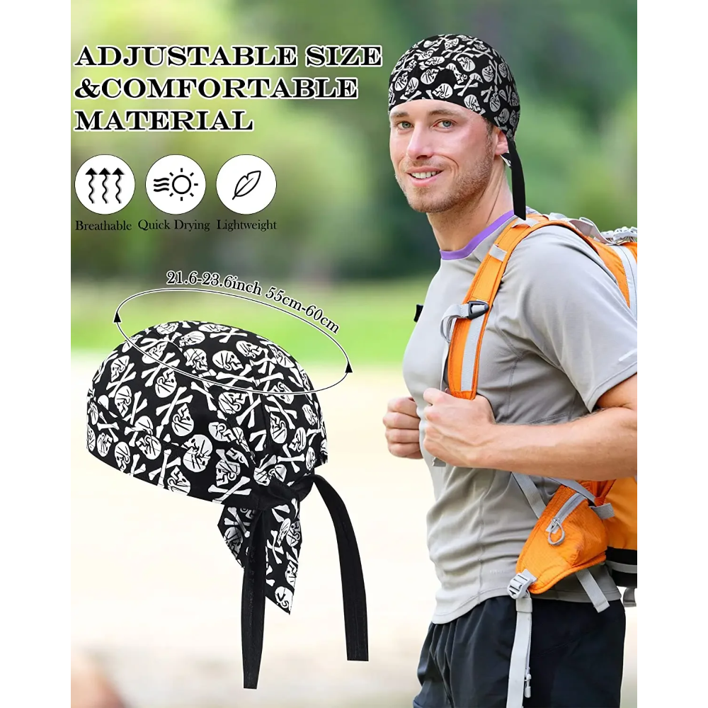 1pc Cycling Skull Pirate Cap H – обзор и цена Skull Cap Helmet Liner