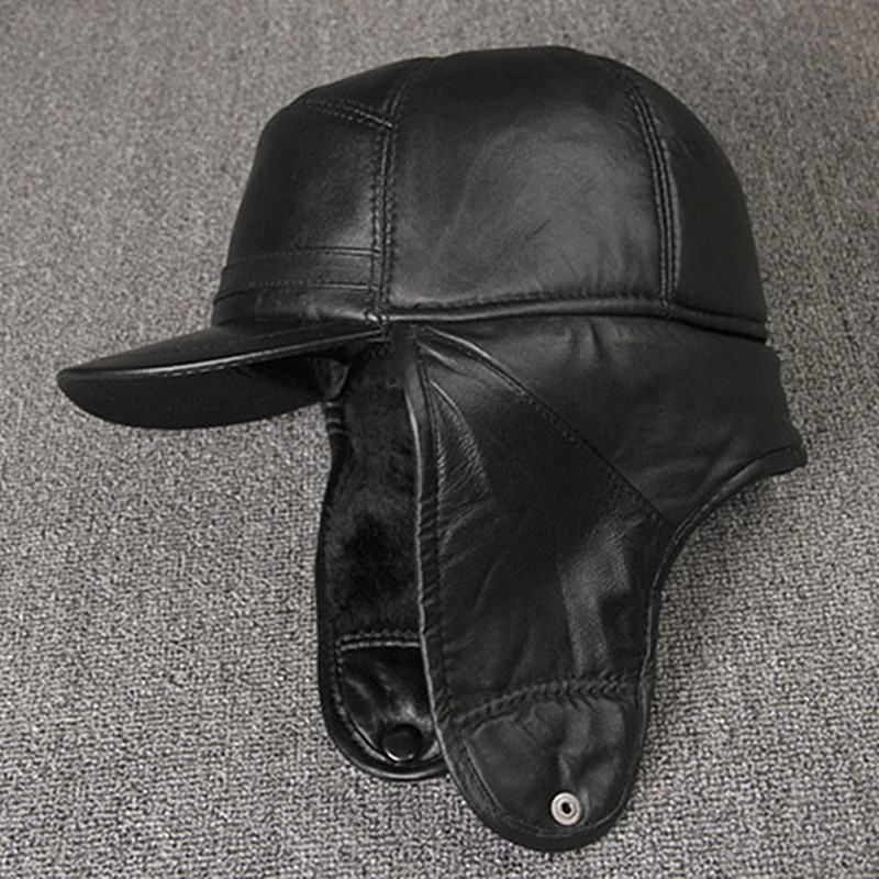 SILOQIN Men's Genuine Leather  – обзор и цена Winter Trapper Hat