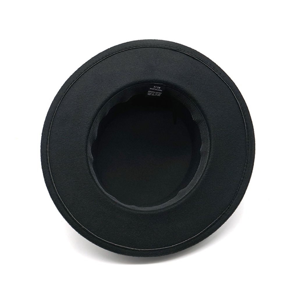 British Retro Flat Top Hat wit – обзор и цена Fedora Hat Wool